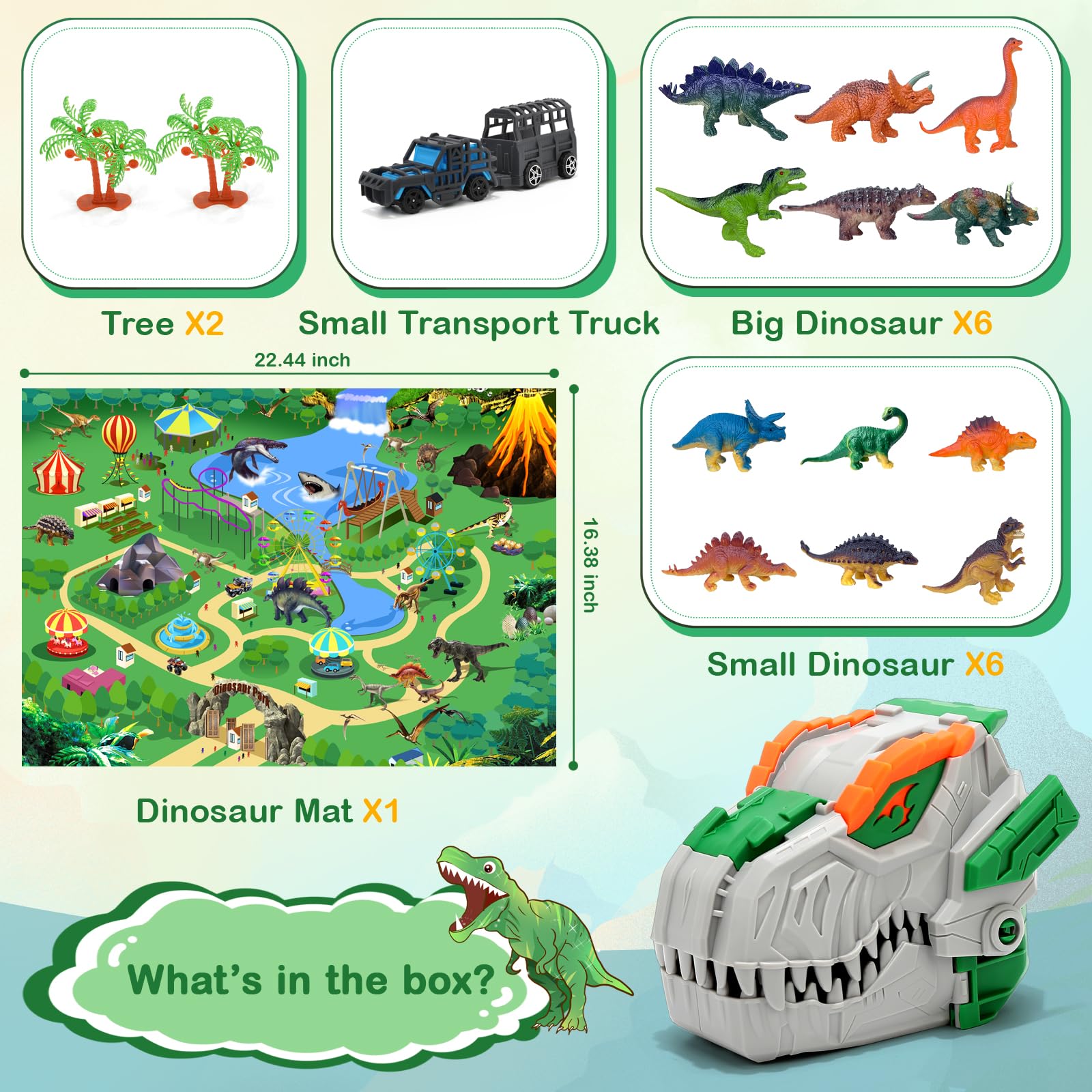 Dinosaur Toys for Kids - 12 Realistic Figures -3
