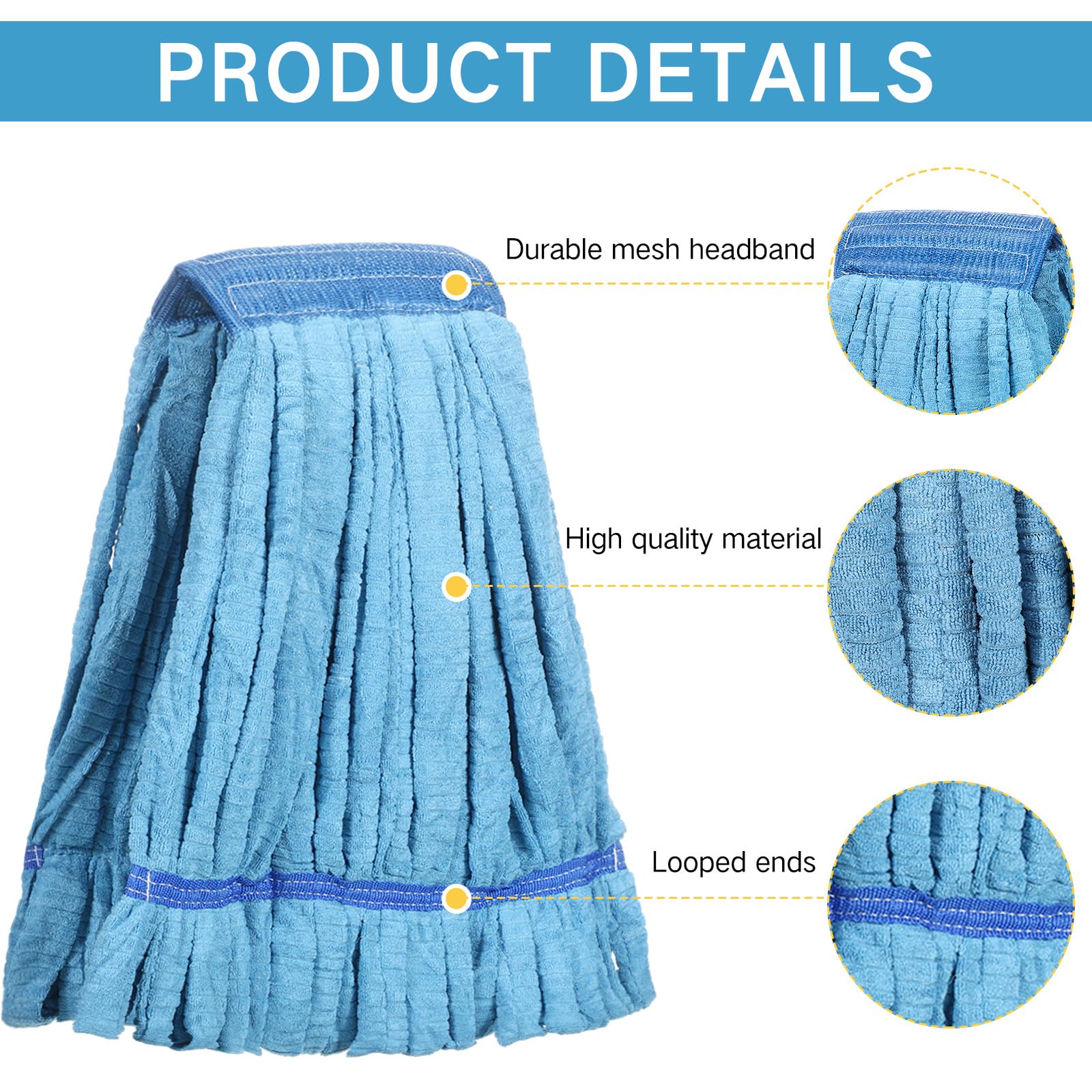 Lallisa Mop Replacement Heads