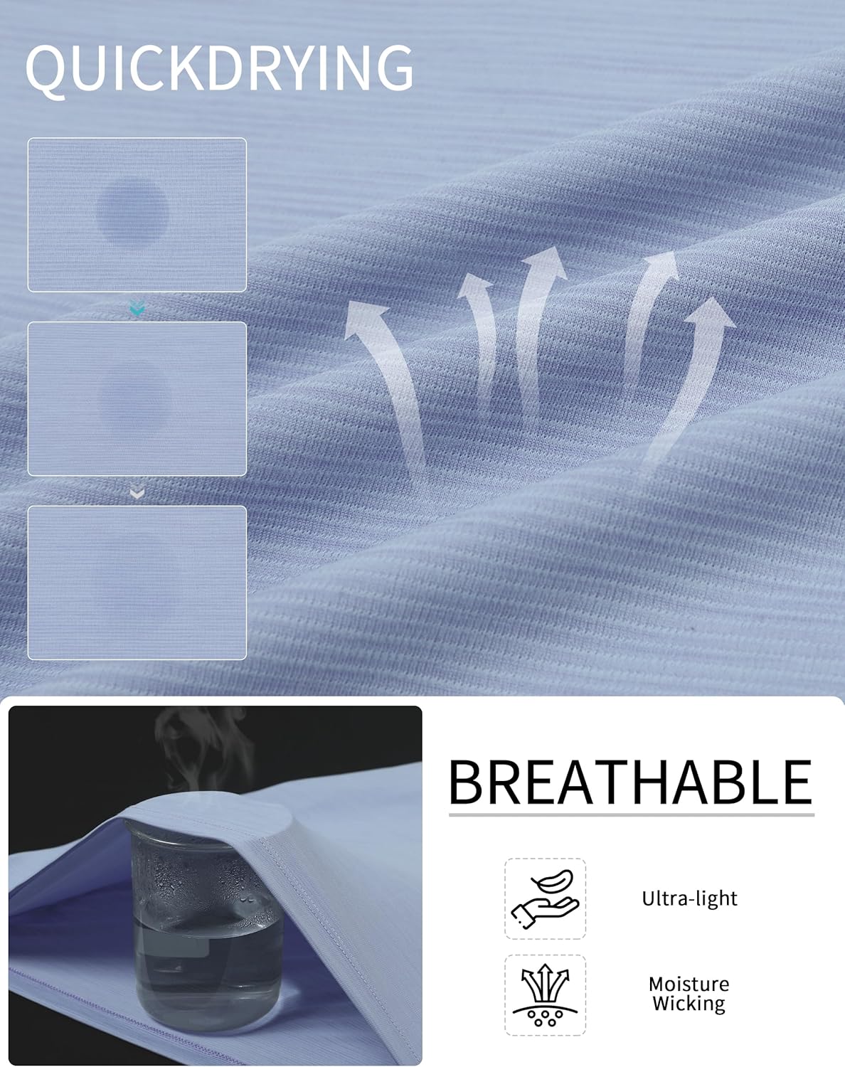 Pioneer Camp Lightweight Long Sleeve Workout Tops for Women Quick Dry Running Ahtletic Shirt Base Layer Moisture Wicking - Image 5