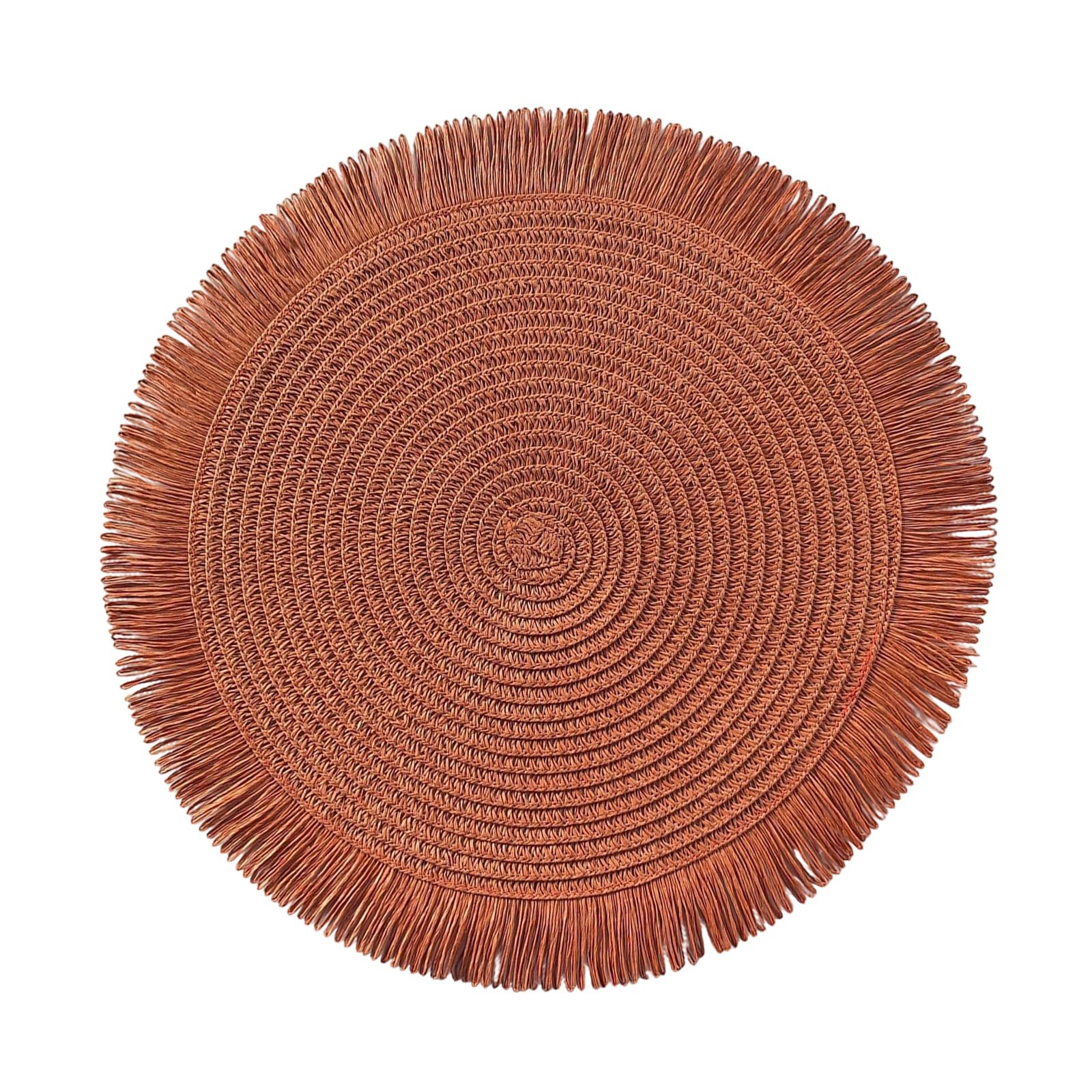 APGLSXY Stylish Round Paper Placemat with Decorated Edged for Household Kitchen and Restaurant Use Paper Dinner Mats