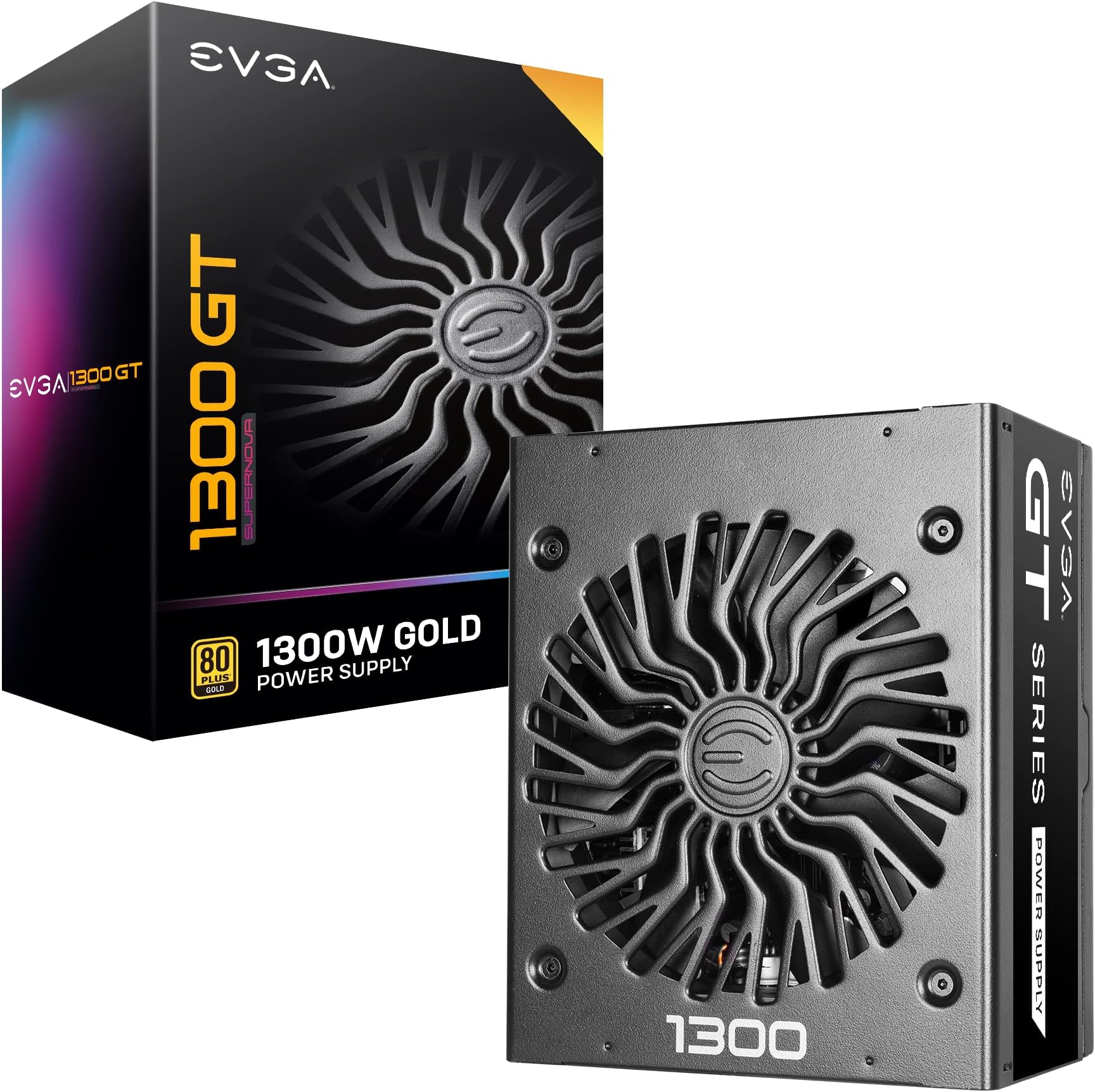 ATX EVGA Supernova GT Power Supply - 1300W (Black)