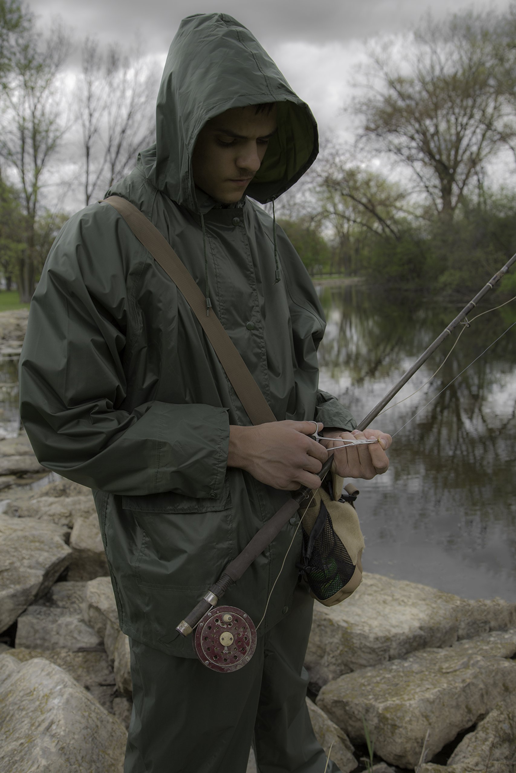 RPS Outdoors Simplex Rainsuit (Green, Large)