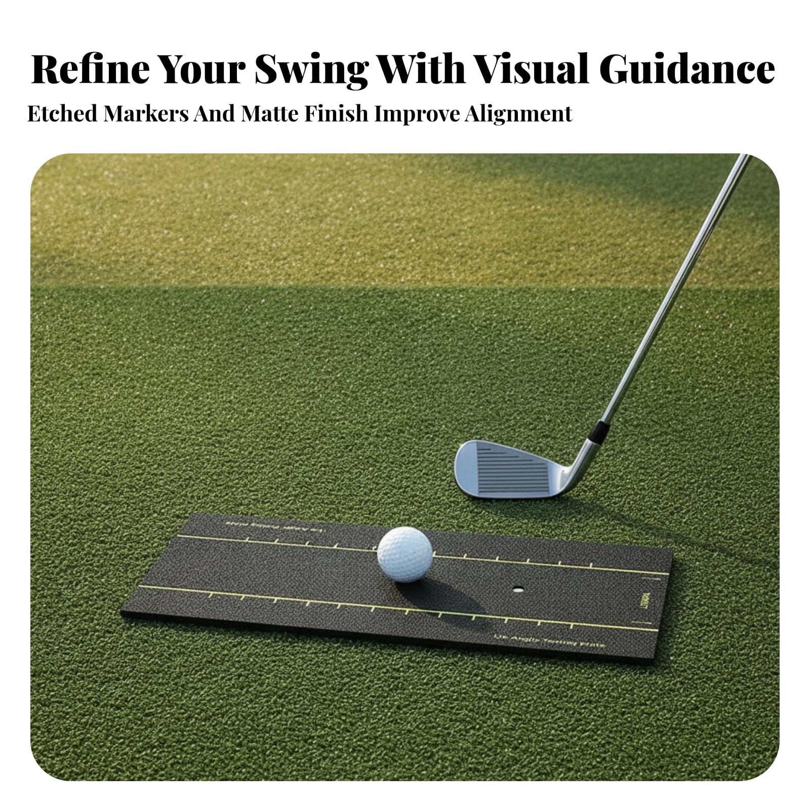 Flach Golf-Schwungtrainer