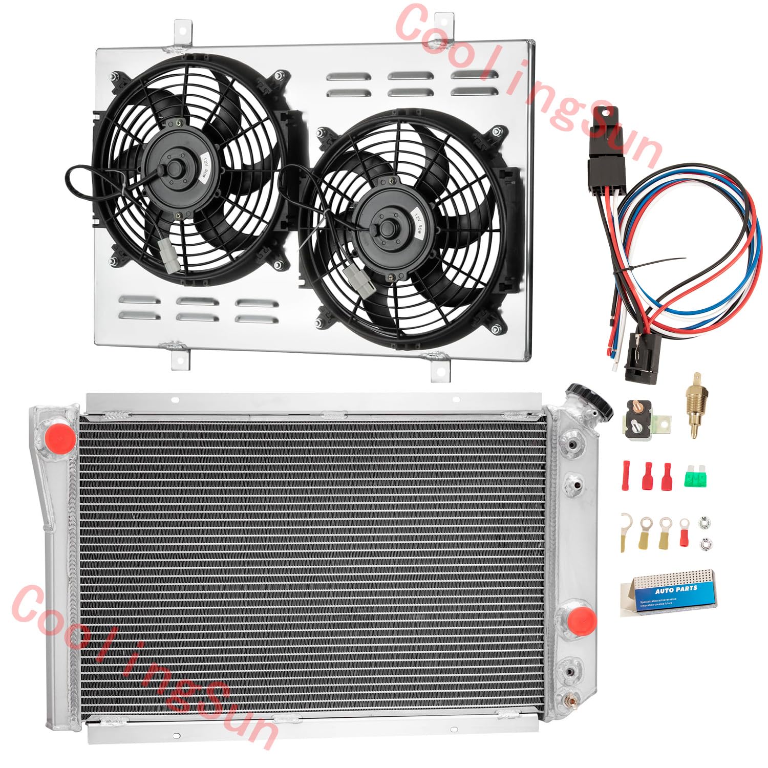 Amazon.com: COOLINGBEST 4 Row Aluminum Radiator for 1982-2002