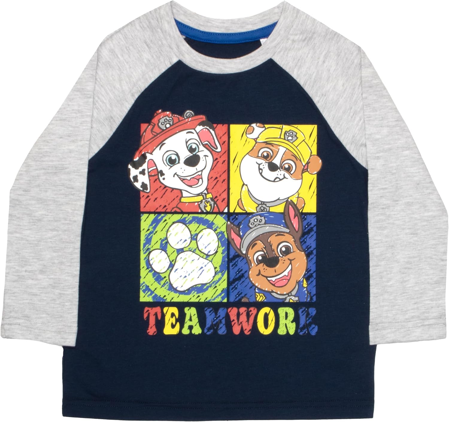 Nickelodeon Paw Patrol Long Sleeve Tees 3 Pack, Paw Patrol Long Sleeve T-Shirt 3-Pack Bundle Set for Boys - Image 5