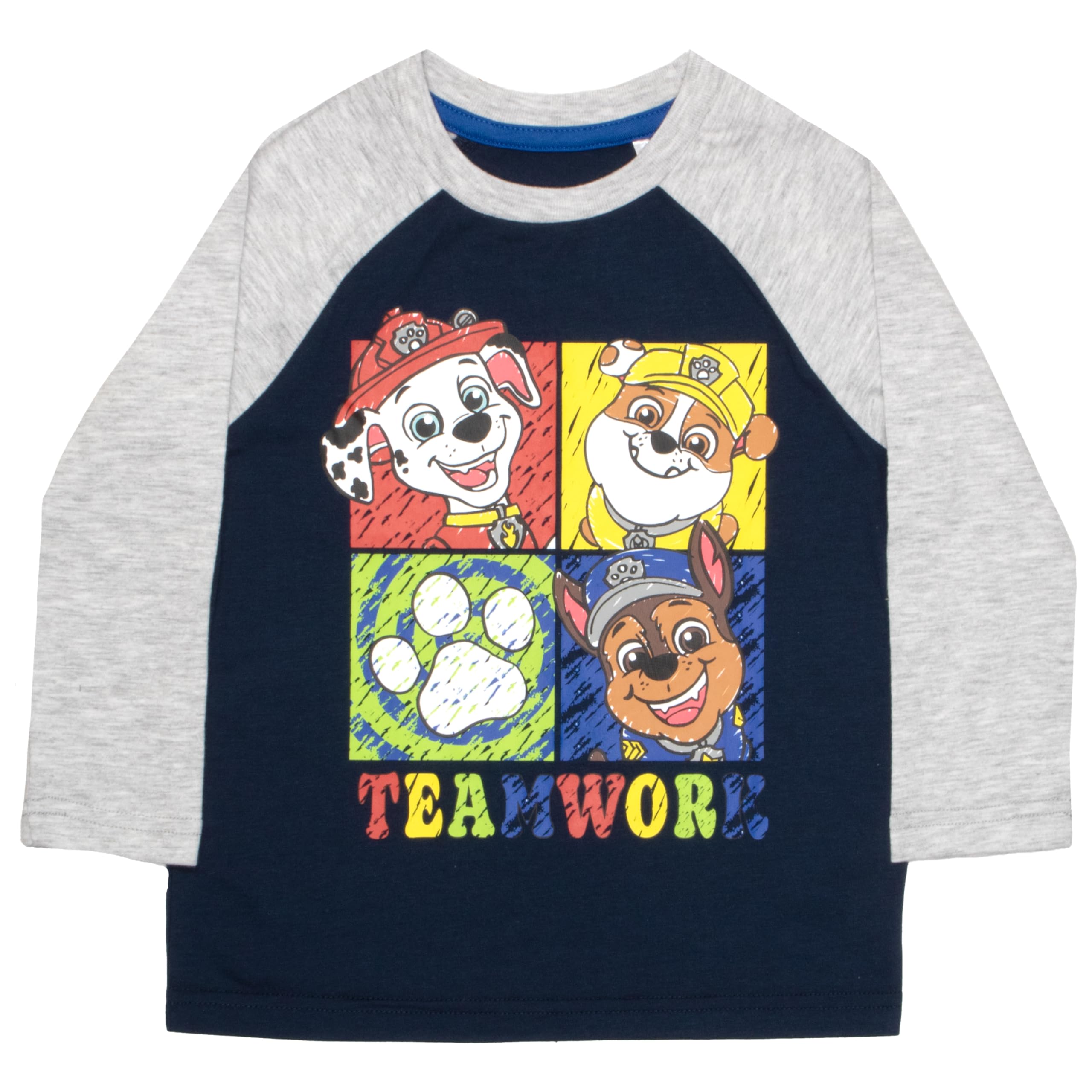 Nickelodeon Paw Patrol - Juego de 3 camisetas de manga larga para niños