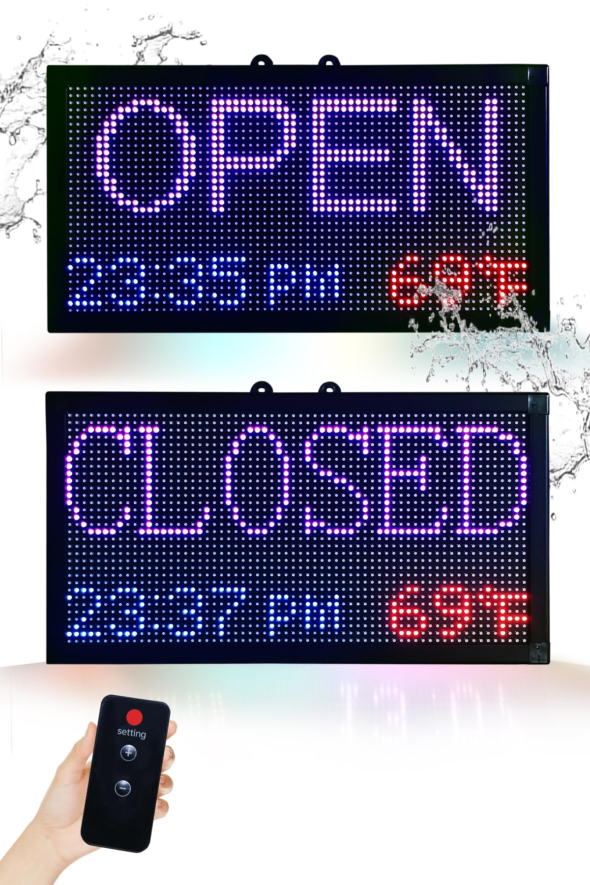 Fteledlight Led Open Closed Sign P6 16 5 X9 Inch | Desertcart Australia