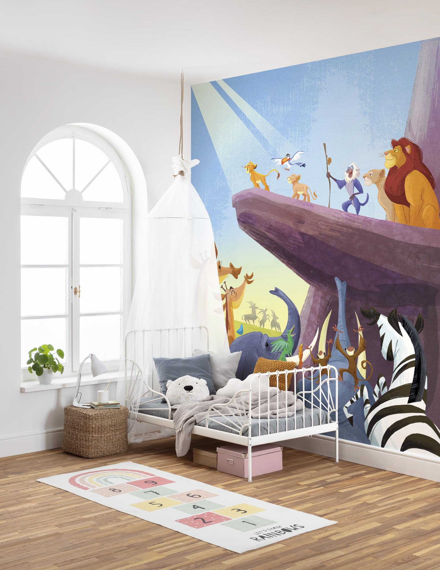 Komar Vlies Fototapete - Disney The Lion King Classic Long Live the King - Größe 200 x 250 cm