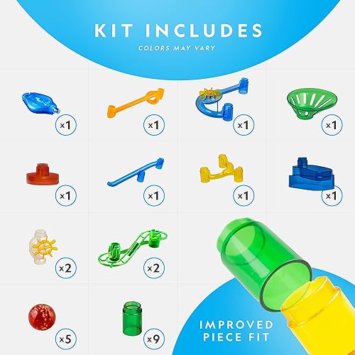 Miniatura 5 de NATIONAL GEOGRAPHIC, tobogán de canicas que brilla en la oscuridad malla de almacenamiento, gran juguete creativo para niñas y niños.