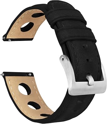 Barton Racing & Rally Horween Leather Straps with Integrated Quick Release Spring Bars - Watch Bands