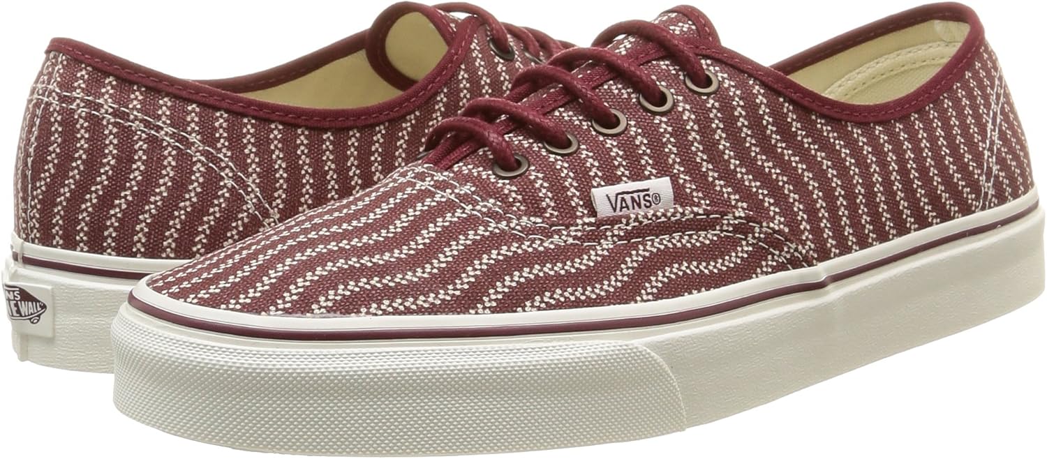 Vans Unisex Low-Top Trainers Red Indigo Cabernet Blanc De Blanc 6.5