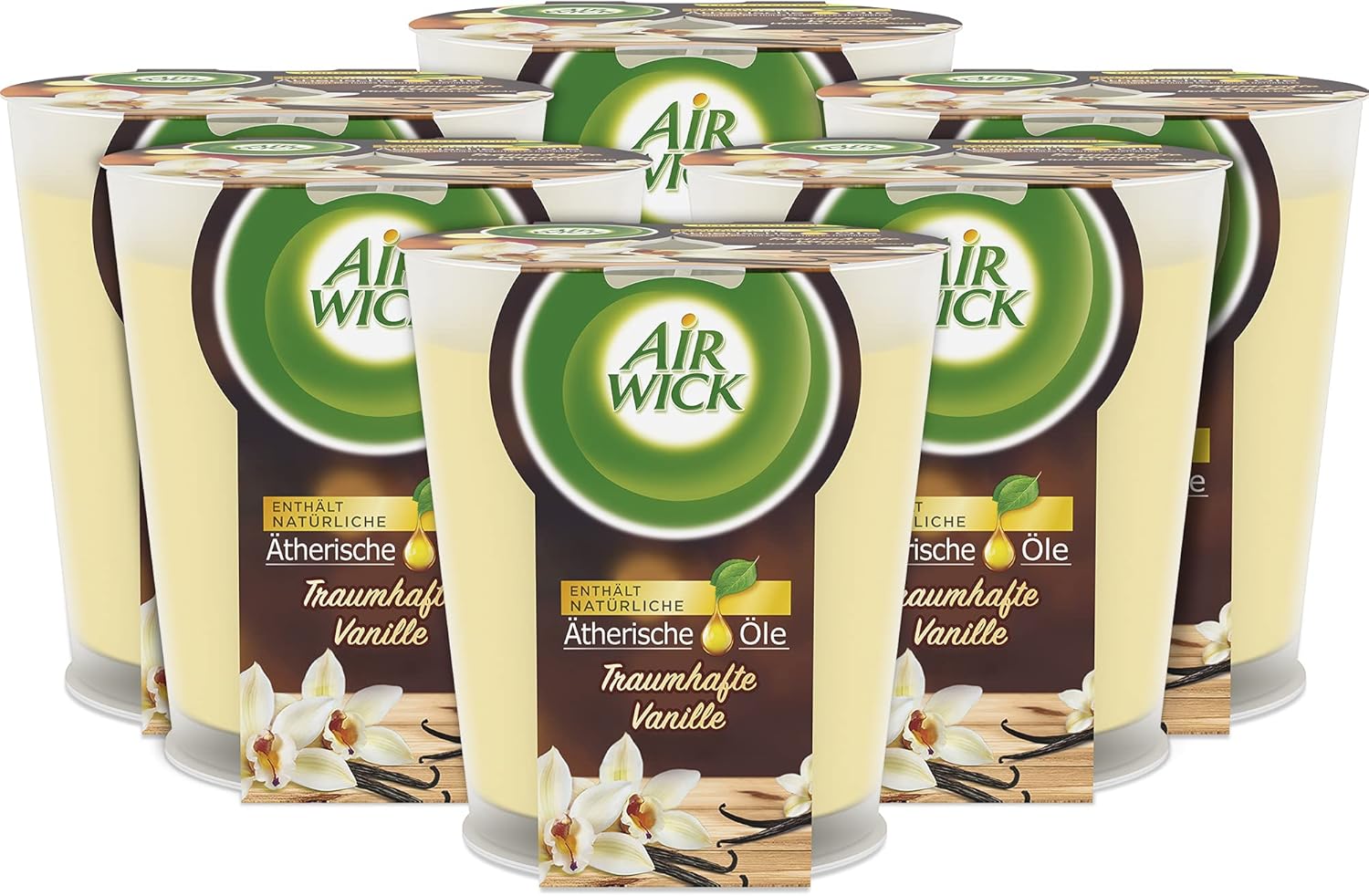 Stock Bureau - AIR WICK Recharge Diffuseur désodorisant d'Huiles Essentielles Brume Parfumée Vanille et Framboise - 20 ml