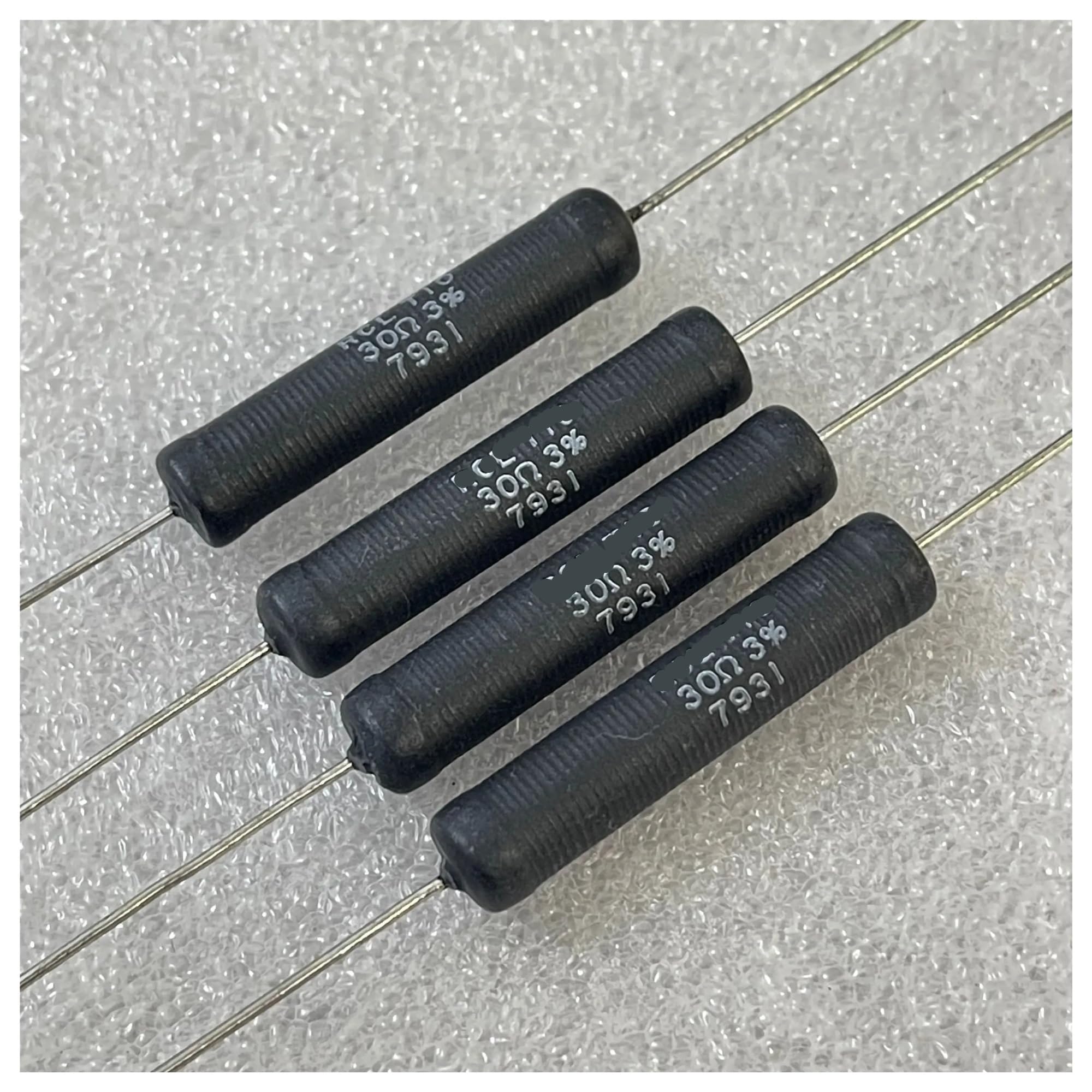LEOTNNDQ 1pcs 30Ω 10W 30R 30Oh Accuracy 3% Audio Resistors
