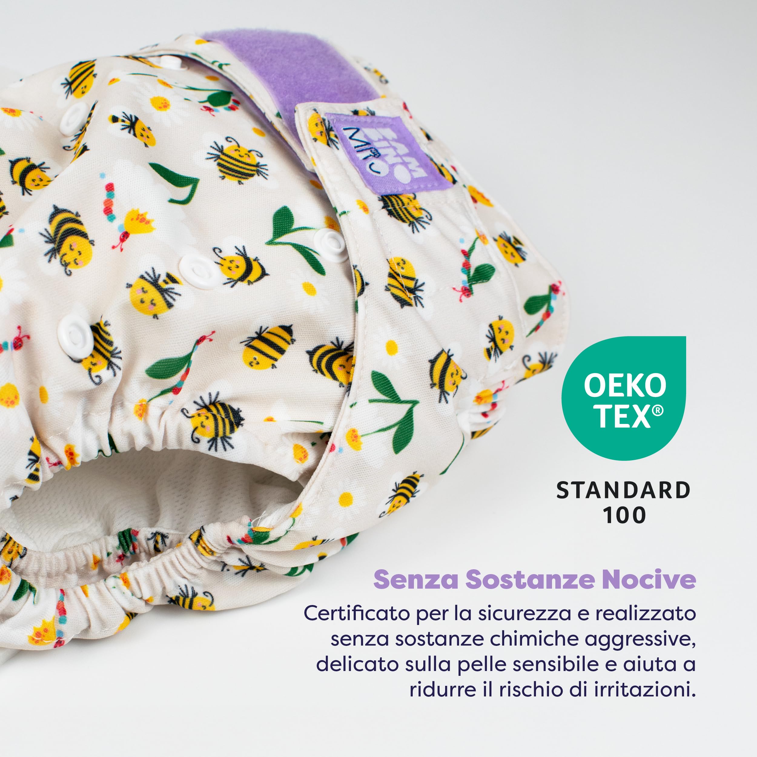 Bambino Mio pannolini riutilizzabili 5 pezzi lavabili certificati OEKO-TEX neonati