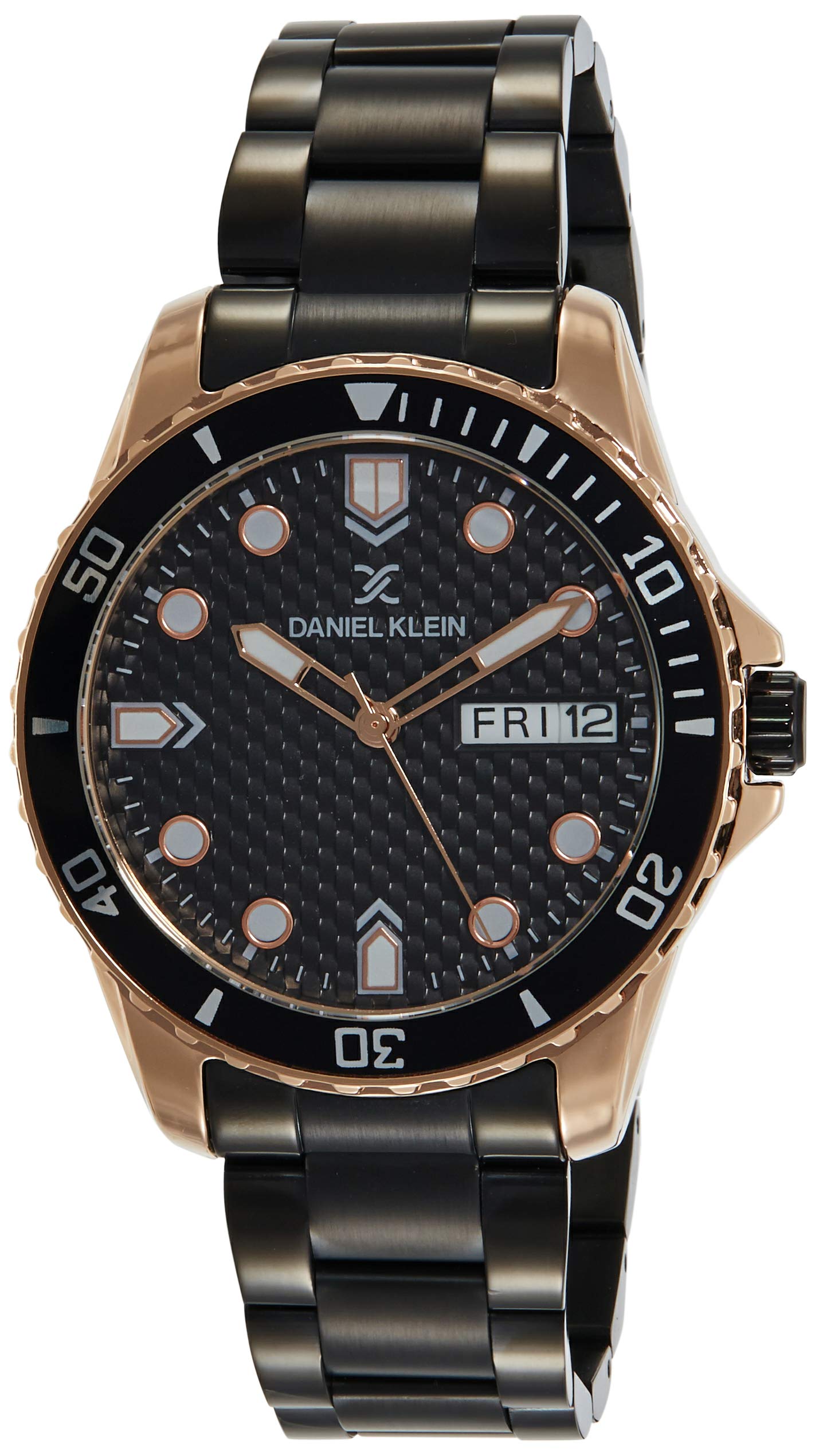 Daniel Klein Analog Black Dial Mens Watch-DK11926-4 (B07KZ482HC) Amazon Price History, Amazon Price Tracker