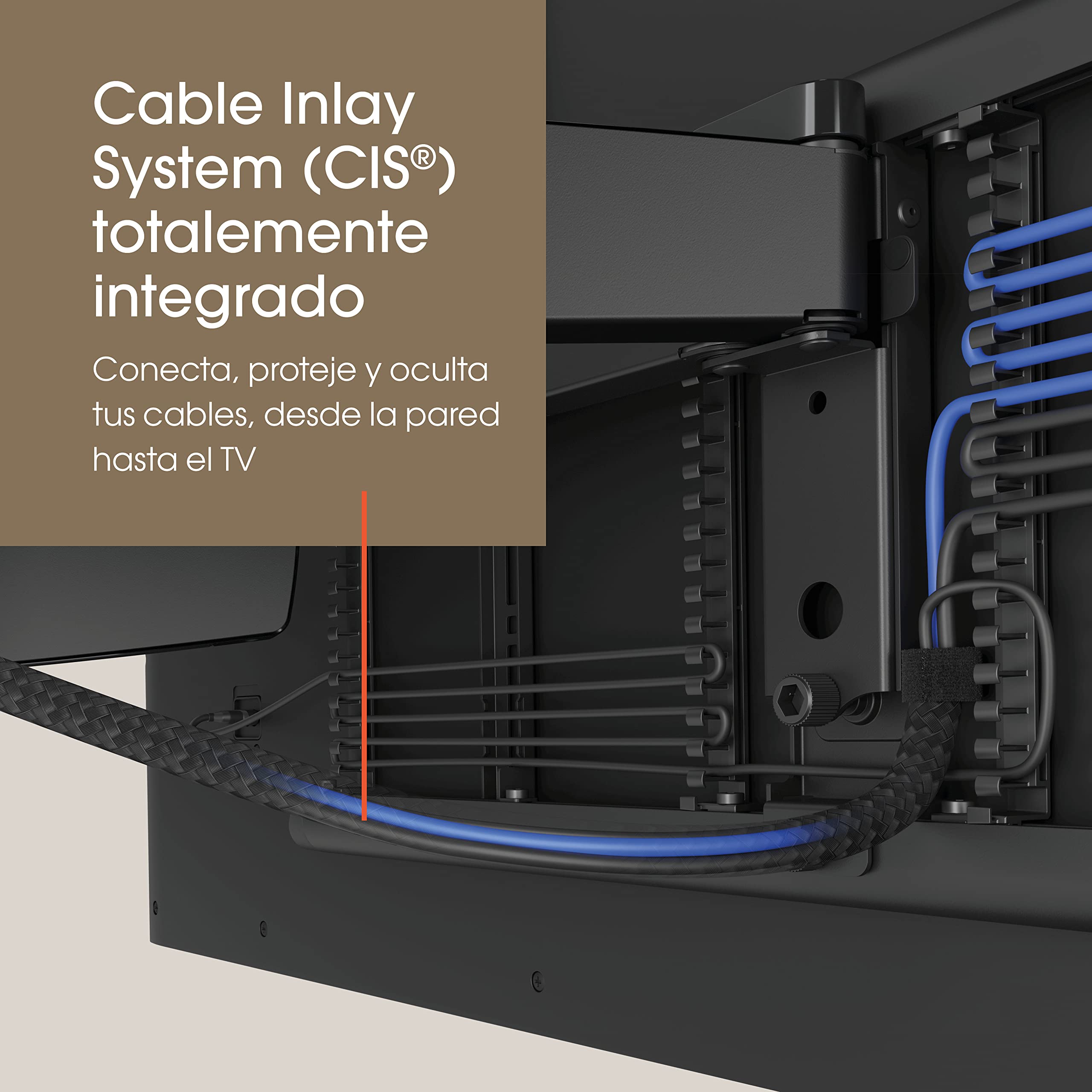 Vogel's TVM 7655 Signature - Soporte de Pared para TV de 40 a 77 Pulgadas, Soporte de TV de diseño Premium Giratorio hasta 120°, máximo 35 kg, VESA 200 x 100 hasta 600 x 400 | Nuestro soporte TV más elegante: DesignMount Premium, Giratorio hasta 120°, 35
