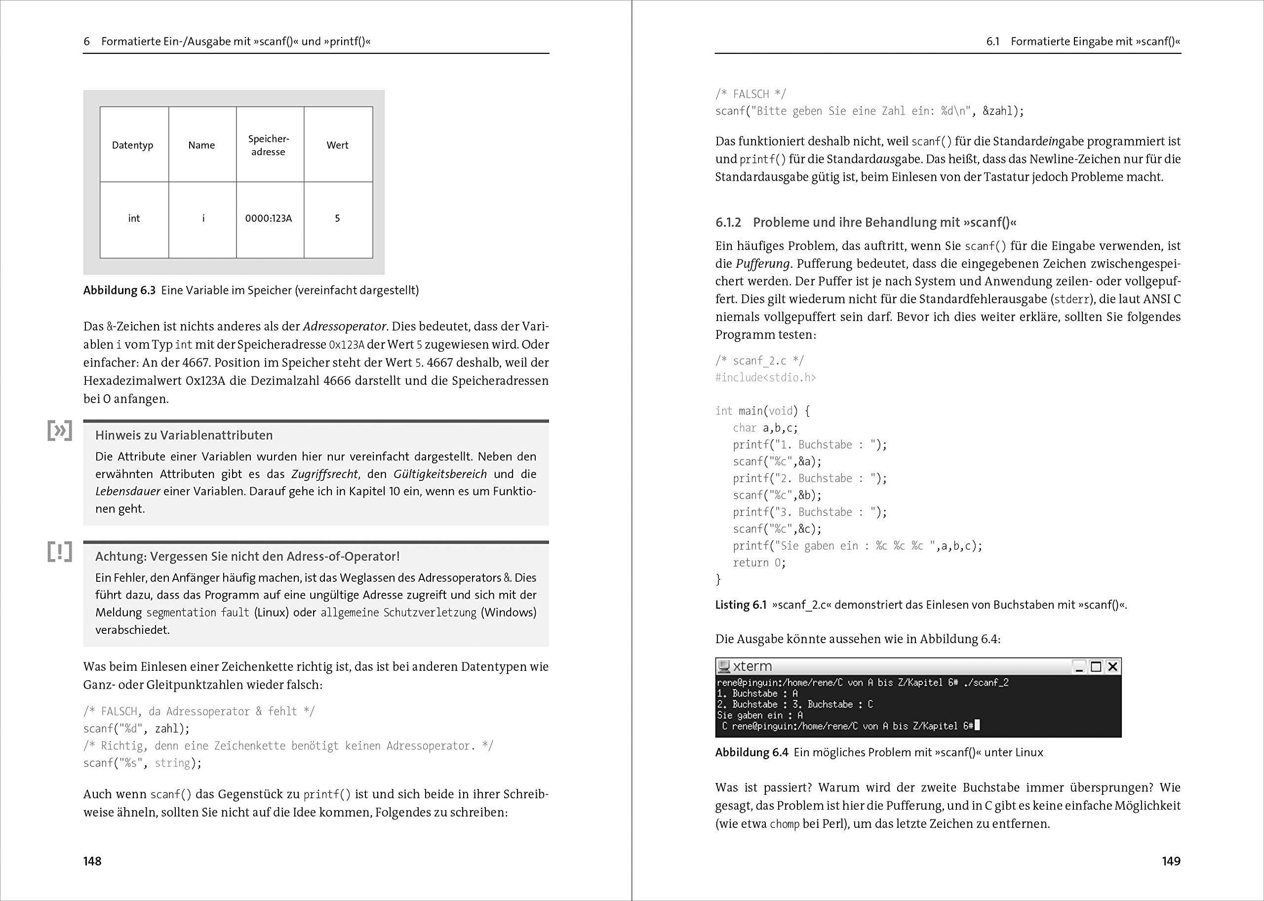 C von A bis Z: Das umfassende Handbuch für die Programmierung mit C. Zum Lernen und Nachschlagen. Aktuell zum Standard C23