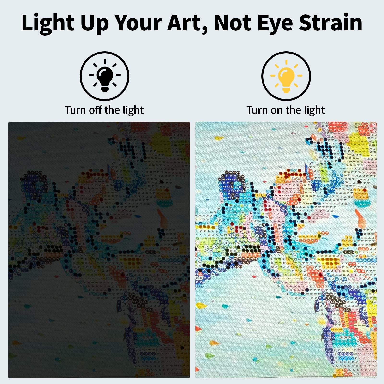 TOHETO A4 Leuchttisch mit Akku, Aufladbar Ultrahelle LED Licht pad Leuchtplatte Lichtplatte Lichttafel für Kinder und Erwachsene mit Einstellbare Helligkeit für Diamond Painting, Zeichnen, Tattoo