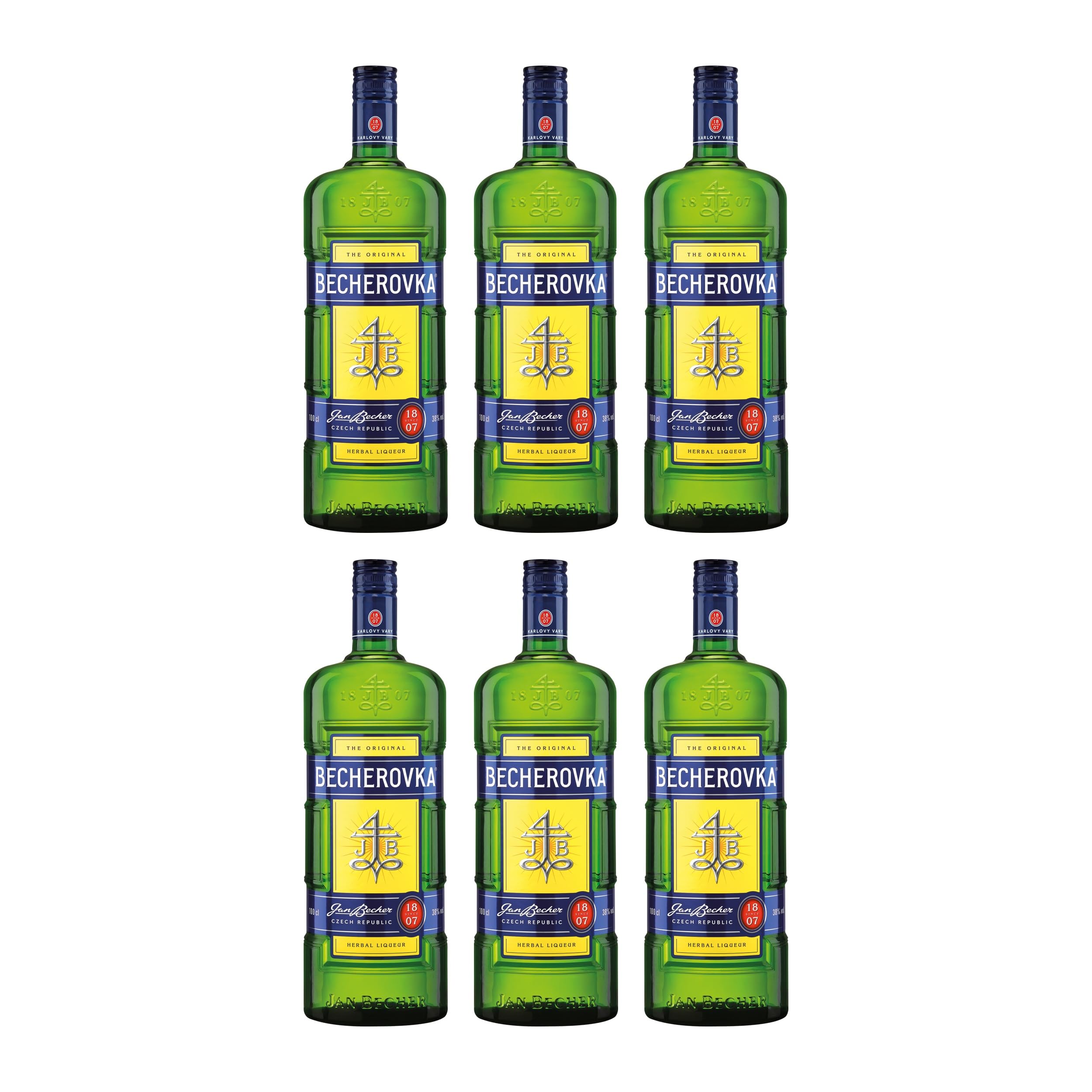 Becherovka Liköre mild Tschechien inkl. FeinWert E-Book (6 x 1 l)