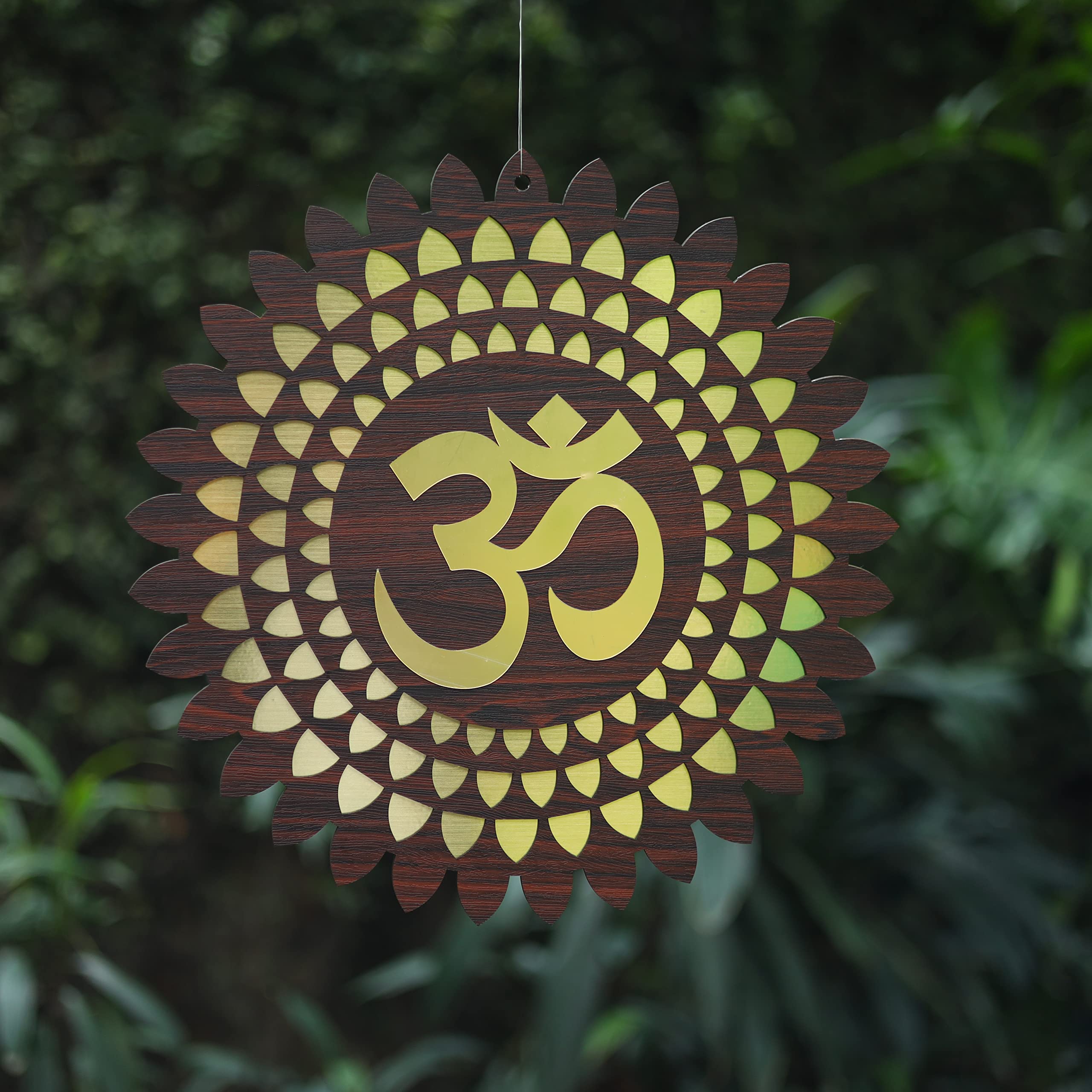 DULI MDF OM Wall Hanging, Feng Shui, Wall Art, Wall Decor, PositiveVibes, Wall Art, Diwali Decor, Diwali Decoration, Diwali Gifts (MDFWallHanging-GlowingOm(16Inches)) (B0BH2BDTB5) Amazon Price History, Amazon Price Tracker