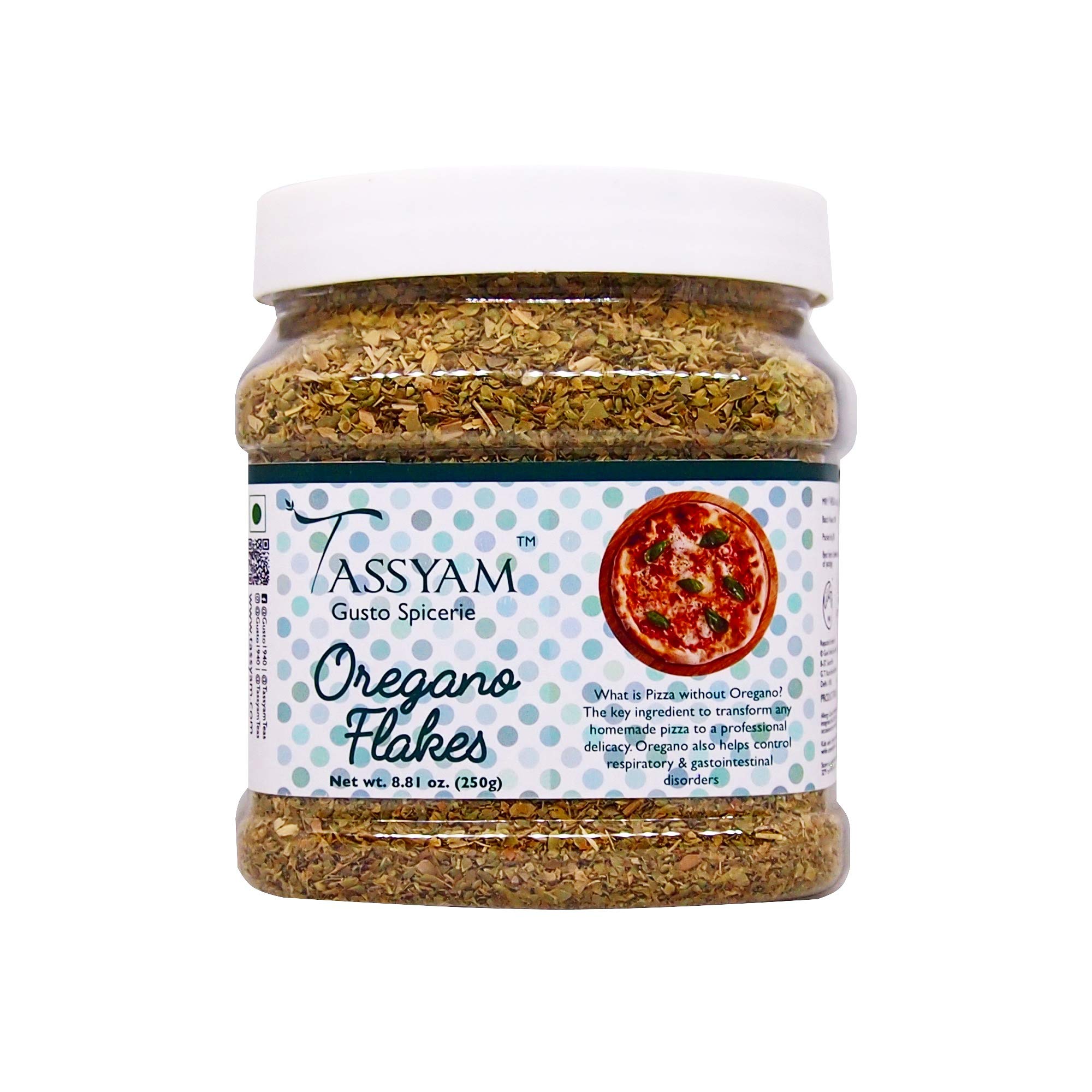 Tassyam Oregano Flakes 250g, Jumbo Pack
