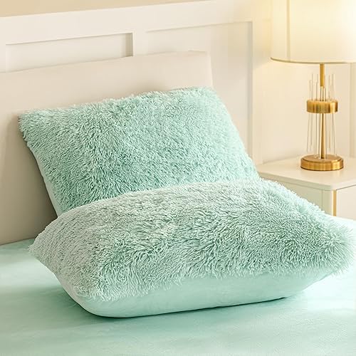 Miniatura 4 de Dreamcountry Funda de edredón de felpa certificada por Oeko-TEX, juego de ropa de cama de lujo ultrasuave de terciopelo cristalino, 3 piezas (1