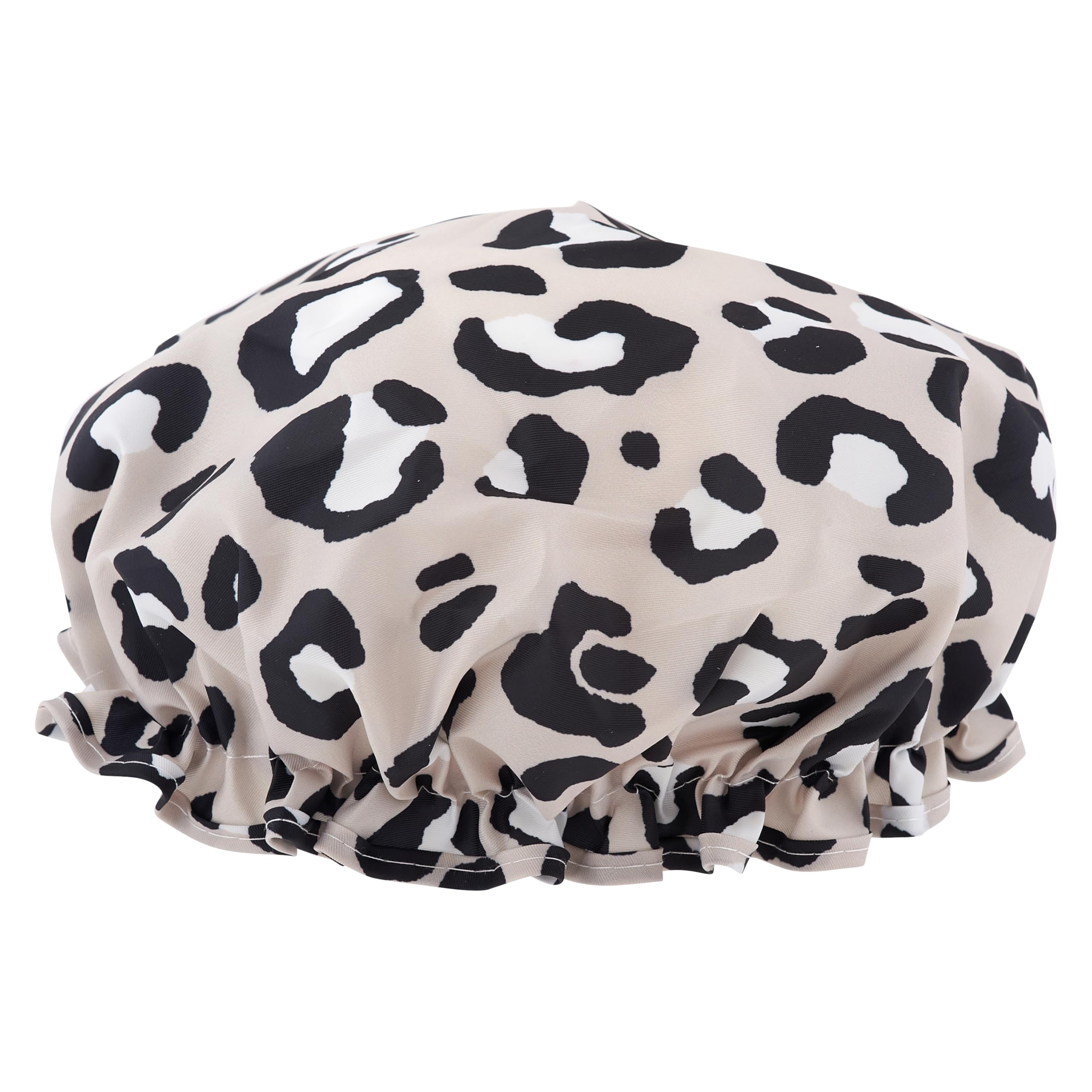 SMUG Shower Cap, Waterproof Shower Cap with Elastic Lining, Three Prints Available, Showers, Cooking, Spa Salon, Sleeping