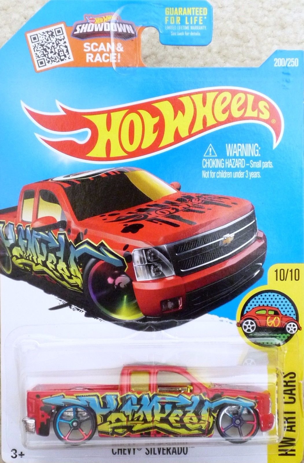 Amazon | ホットウィール 2016 HW アートカー シボレーシルバラード