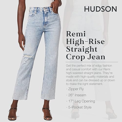 Miniatura 3 de HUDSON Remi - Jeans rectos de tiro alto para mujer