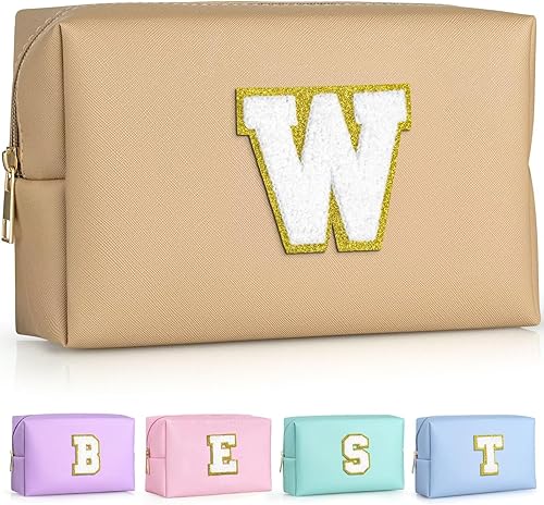 Miniatura 206 de TOPEAST - Bolso de maquillaje para mujer, Púrpura, K Púrpura,Negro,Caqui,Blanco nacarado-rosa,Blanco