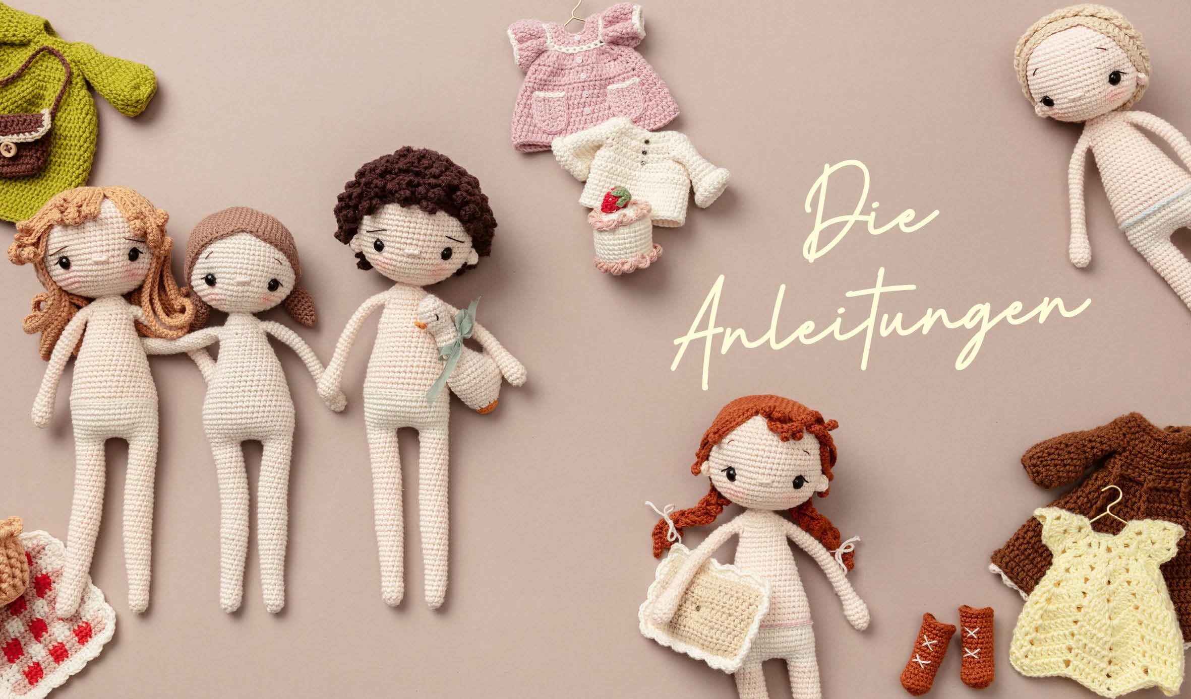 Lulu loves the moon - Amigurumi-Lieblingspuppen häkeln mit @lululovesthemoon: Mit hübschen Outfits und Accessoires im Vintage-Stil zum immer wieder An- und Umziehen