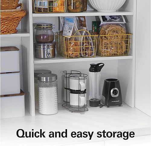 Miniatura 7 de Hamilton Beach Go Sport - Licuadora portátil para batidos con 20 onzas, tarro de viaje personal mezclado, motor de 600 vatios y cuchillas de acero