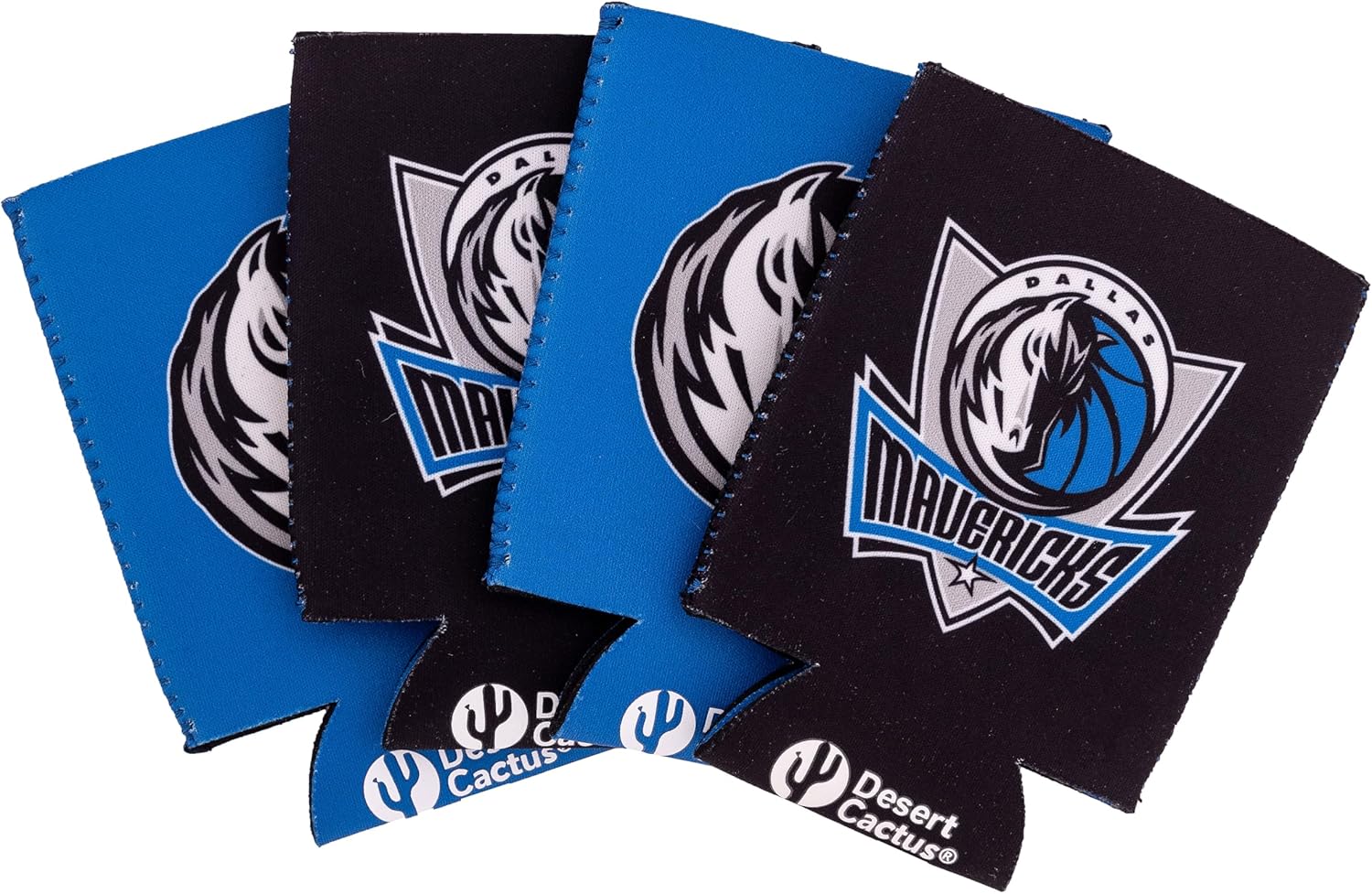 NBA Can Insulator 4 Pack Foam Beverage Holders, Reversible Design, Desert Cactus Brand