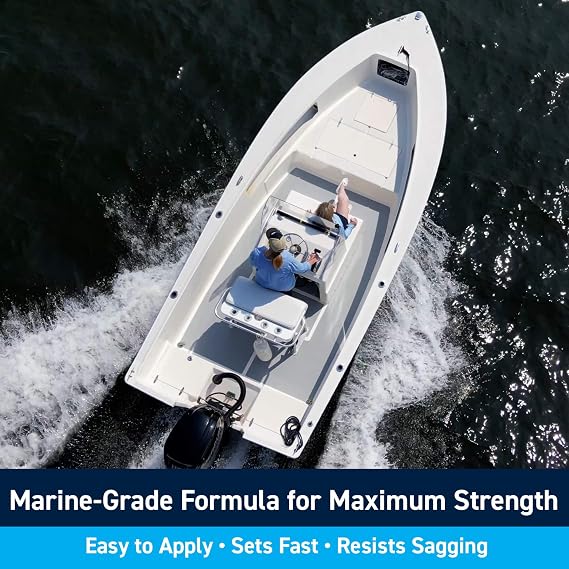TotalBoat Polyester Structural Repair Putty - Marine Grade Long Strand Fiber Fiberglass Reinforced Filler for Boat and Automotive Repair