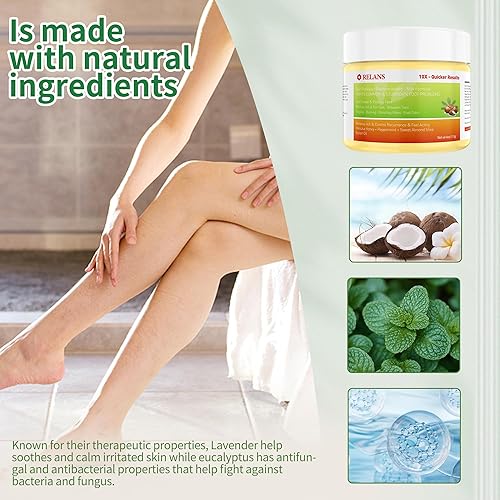 Miniatura 3 de 1 paquete de crema de árbol de té de miel de manuka, ungüento antifúngico de máxima resistencia, alivio de pies, picor de tiña, olor de pies,