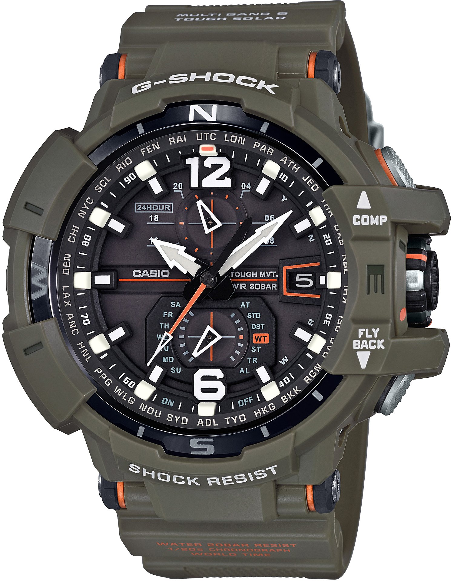 CASIO G-SHOCK Master in Olive DRAB GW-A1100KH-3AJF Mens Japan Import