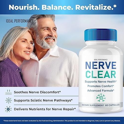 Miniatura 5 de Cápsulas Nerve Clear, píldoras oficiales de suplemento para la salud nerviosa avanzada Nerve Clear - Máxima fuerza, fórmula avanzada de salud y