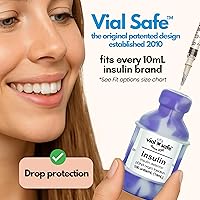 Vista 3 de VIAL SAFE™ Funda protectora de viales de insulina Protector seguro de botella de insulina y cubierta para viales de 0.3 fl oz Paquete de 2