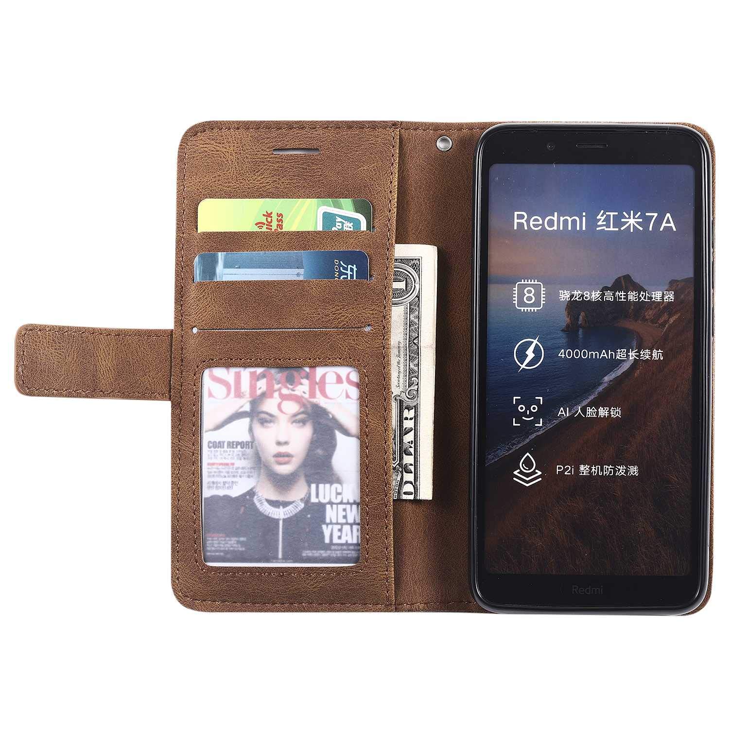 Cover LUXURY Libro FLIP MAGNETICA Portafogli CUSTODIA per xiaomi REDMI