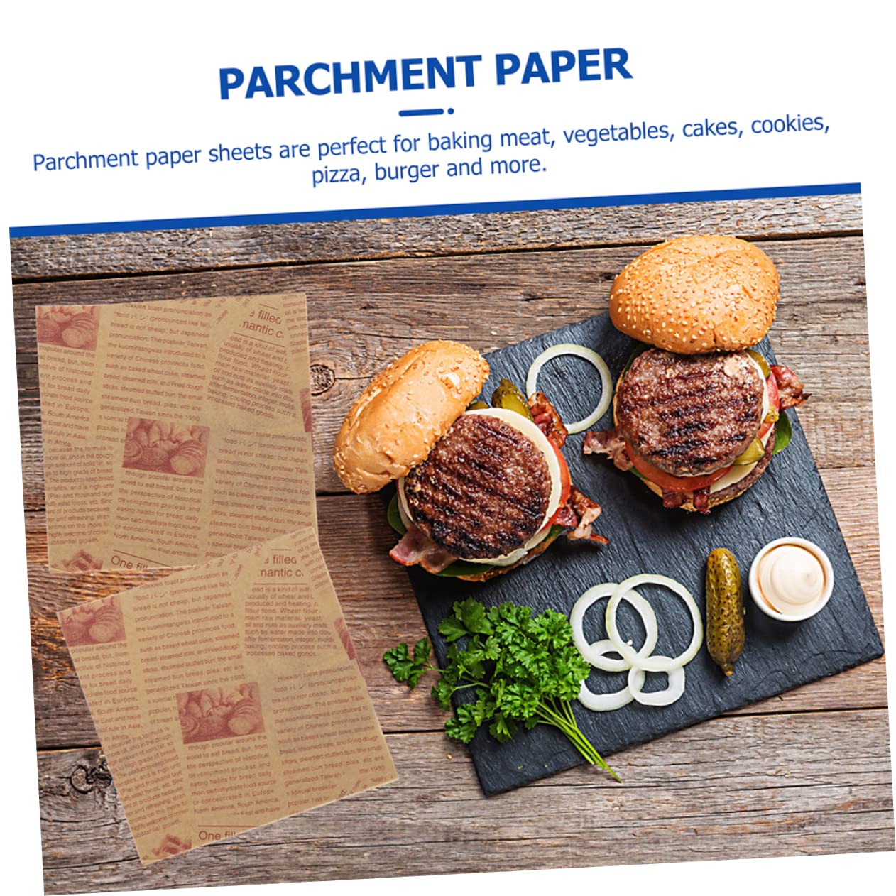 Papier Sulfurisé 38x28cm 200 Feuilles pour Cuisson