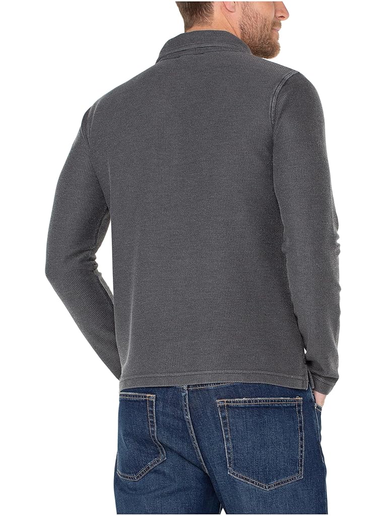 Black Liverpool Los Angeles Long Sleeve Polo