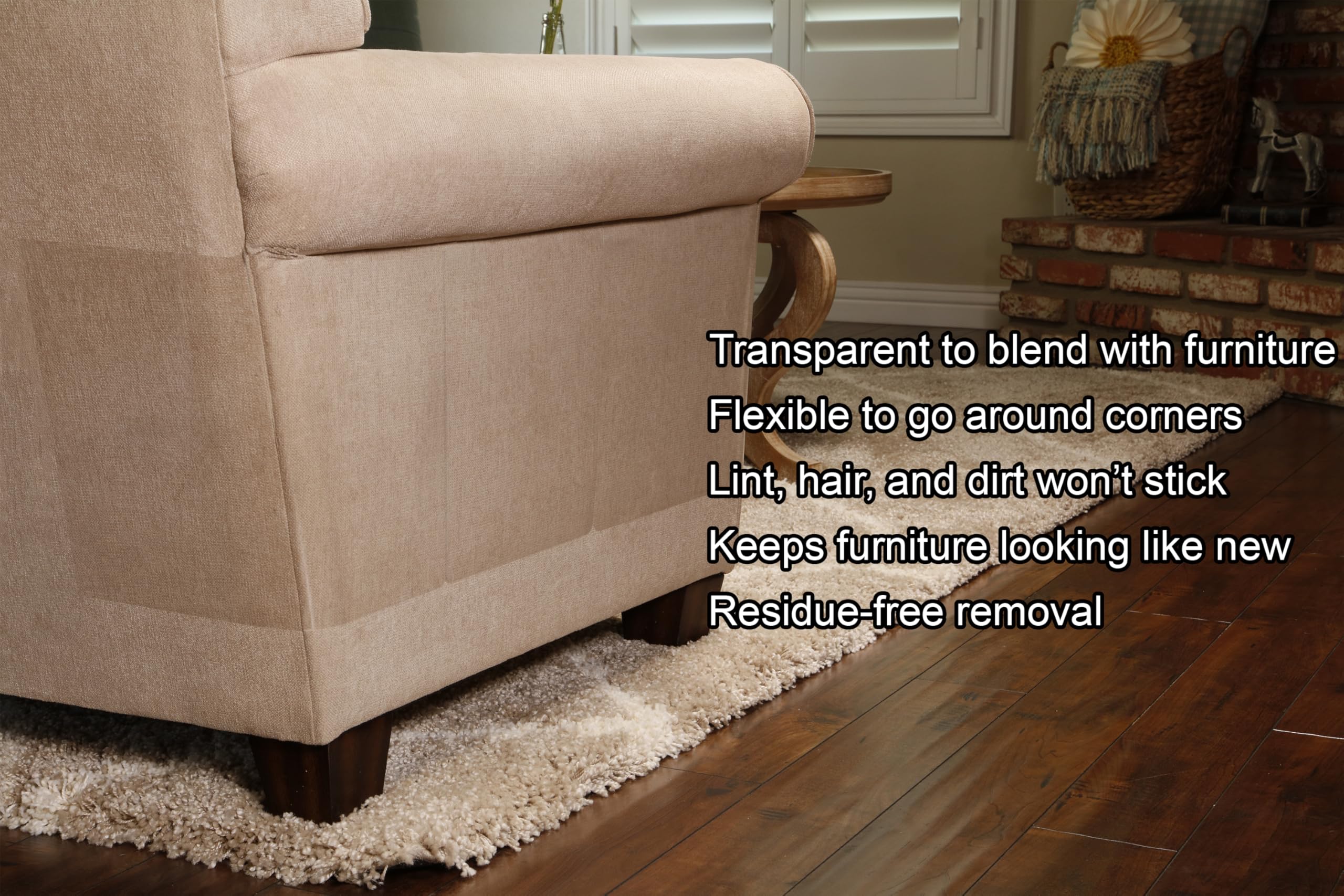 KittySmart Tope de arañazos para muebles, ultra transparente, antiarañazos, paquete de 10 unidades, evita que gatos y perros arañen sofás y otros muebles al instante, protector de muebles de arañazos
