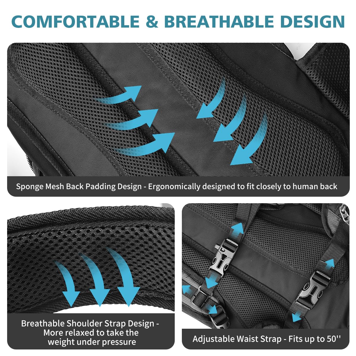 Sac à dos d'hydratation isotherme avec poche d'hydratation de 2 L, sac à dos de randonnée pour homme, femme, enfant, sac à dos d'eau pour randonnée, course à pied, cyclisme, camping