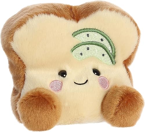 Miniatura 3 de Aurora® Adorable Palm Pals™ Brittany Avocado Toast™ - Animal de peluche, juego de bolsillo, diversión coleccionable, marrón, 5 pulgadas