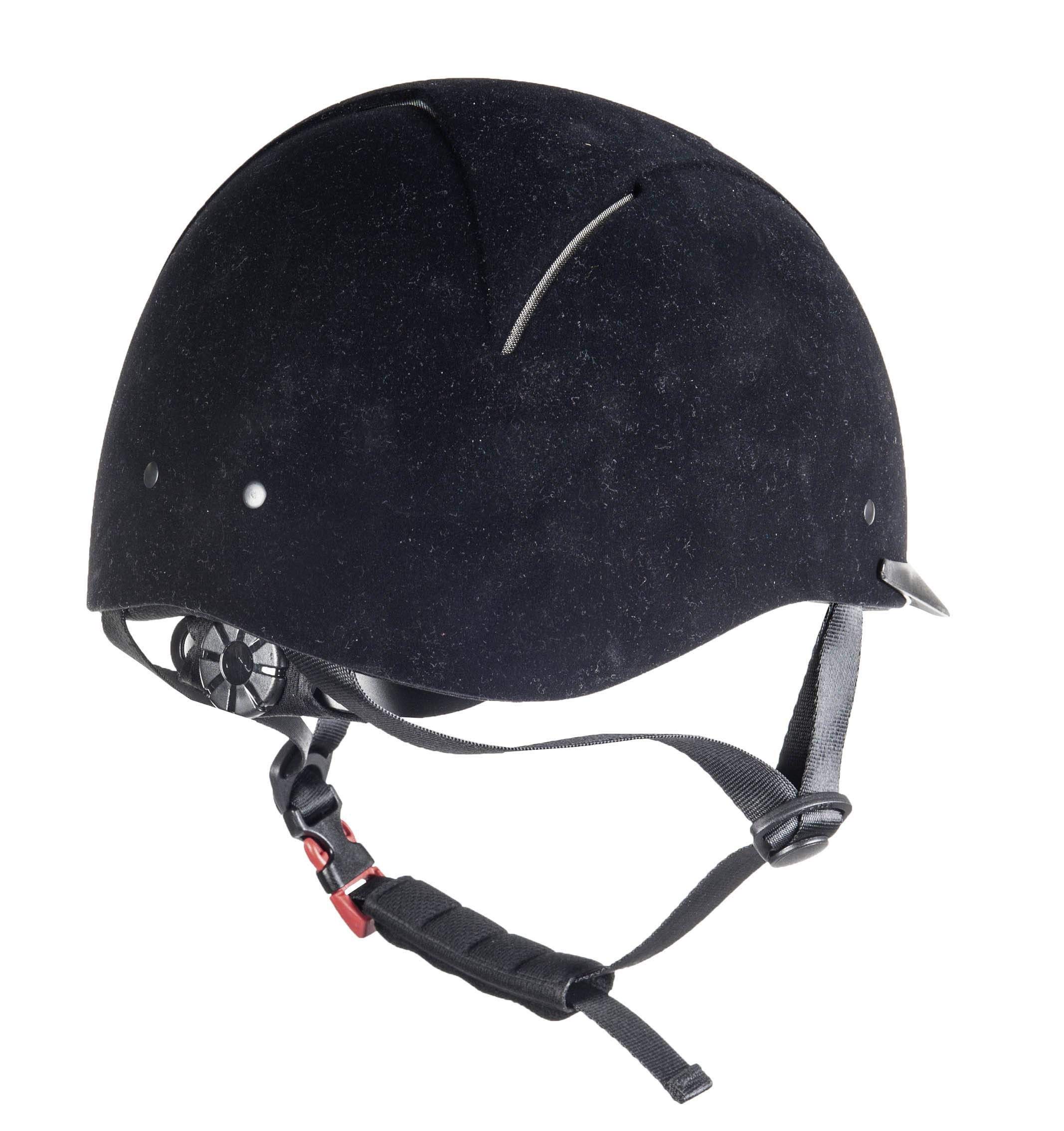 Hkm Casco de equitación para Casco de hípica Infantil erreit Tapa York Flock Crystal 53 – 61 cm