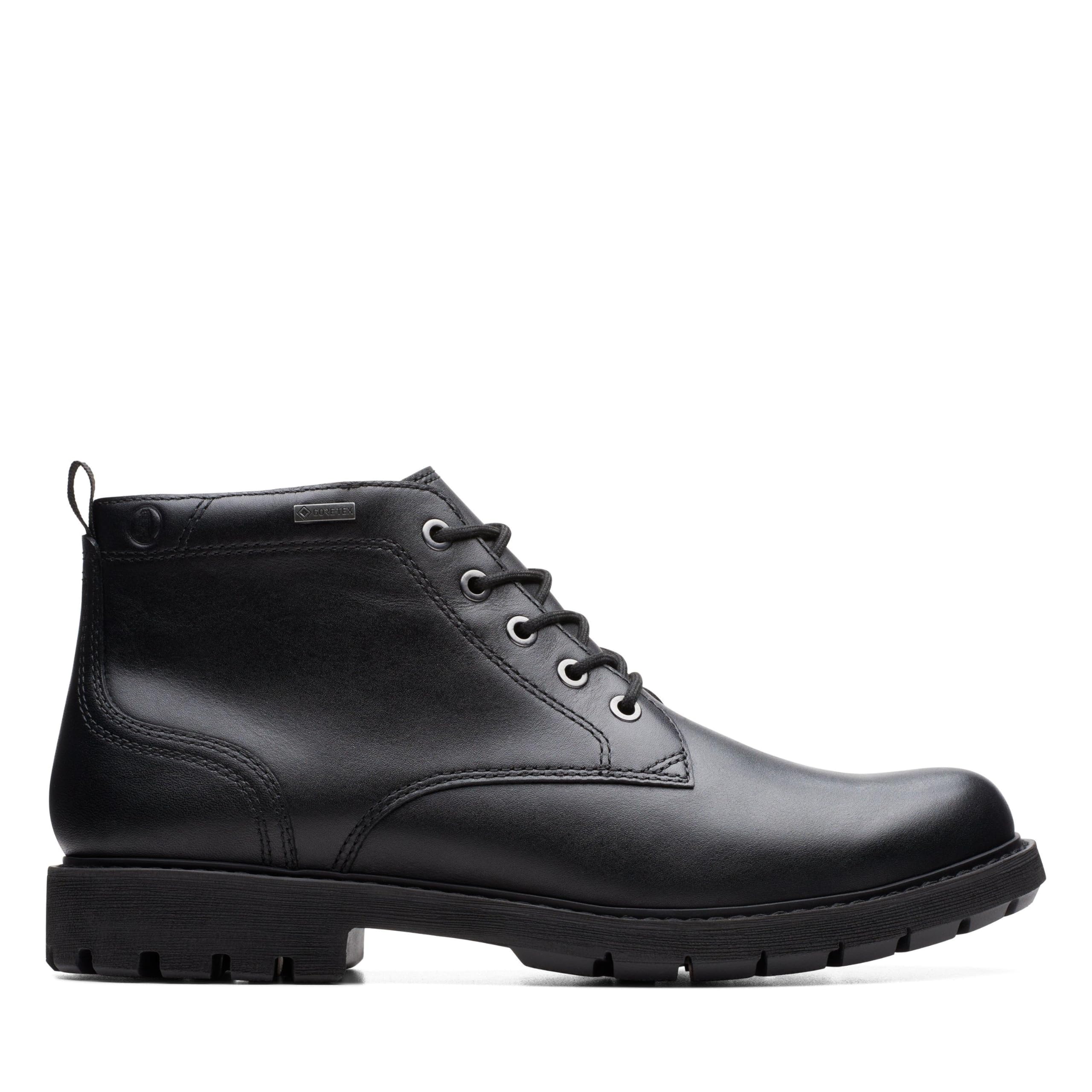 Clarks BatcombeMixGTX Mens Black Leather, 9