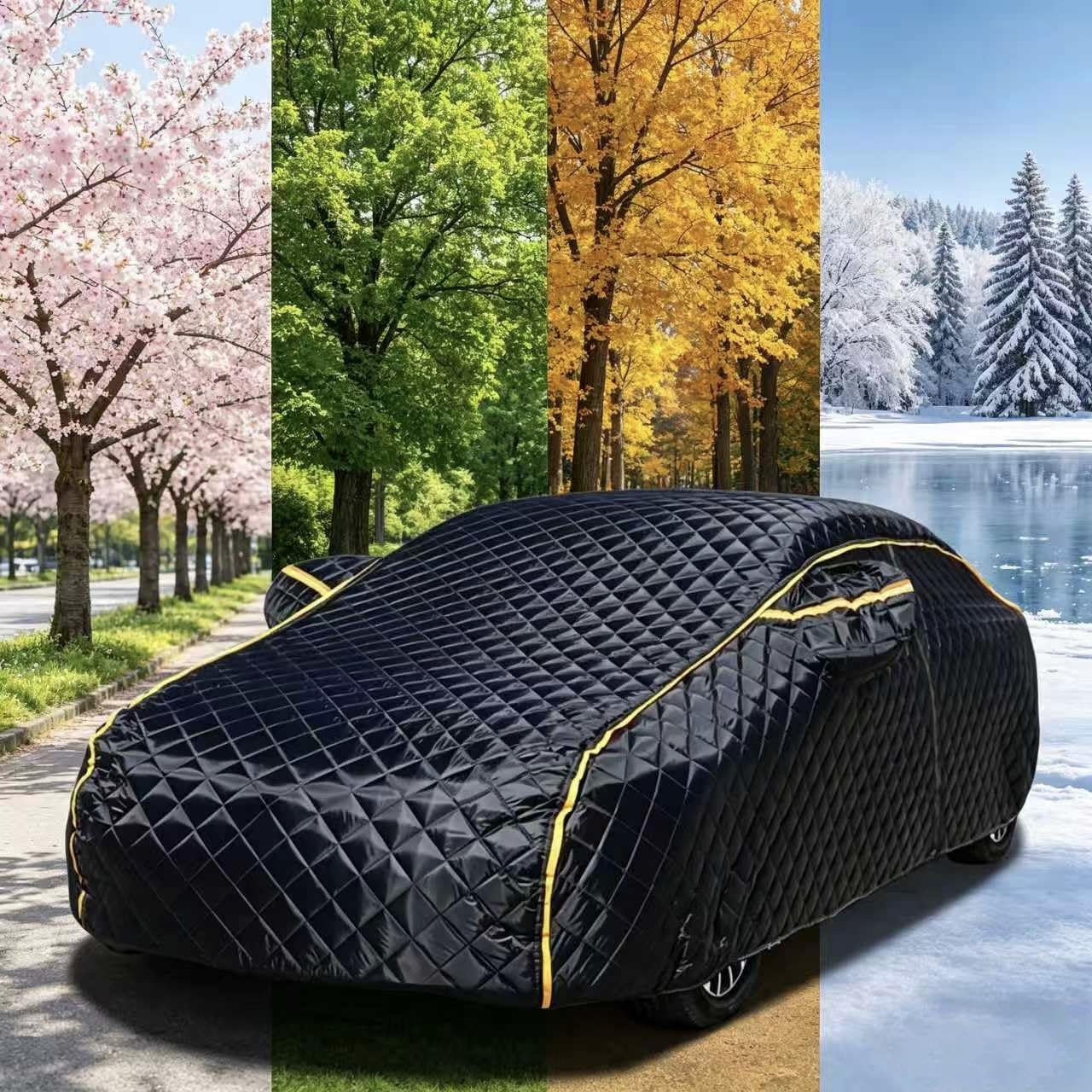 Telo Copriauto Antigrandine per Toyota Yaris XP210 (2020–2026),Telo Antigrandine per Auto, 5 Strati Imbottiti,Protezione Superiore per Auto da Temporali, Neve e Graffi L530