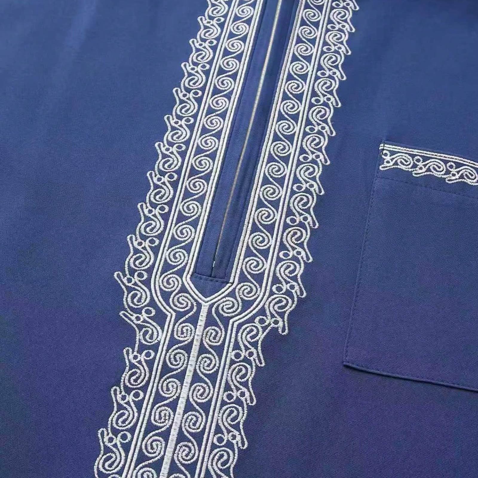 Kaftan męska koszula z długim rękawem Abaya z długim rękawem z kapturem, oddychająca, modlitewna dla mężczyzn, islamska, afgańska, arabska, sukienka muzułmańska