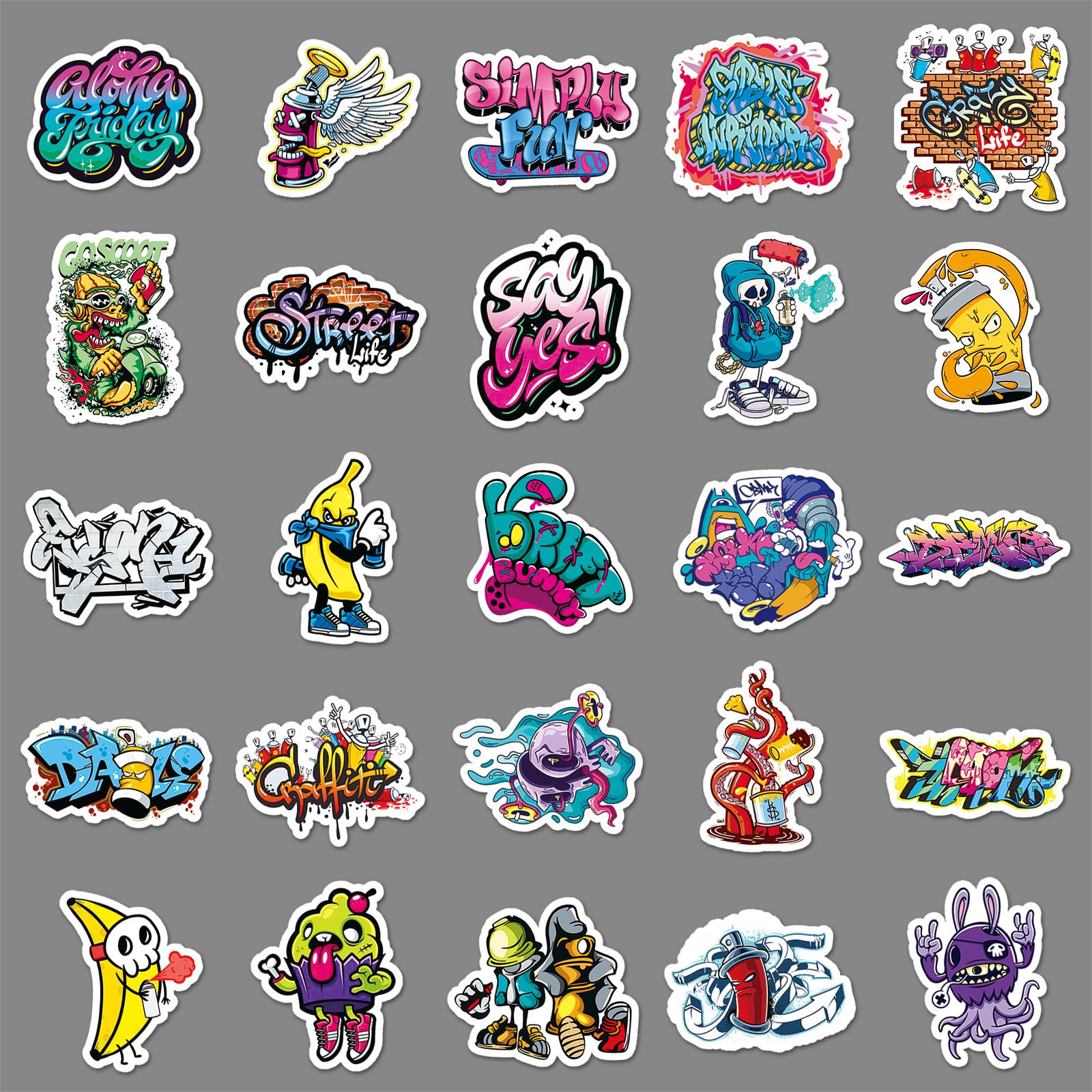 Autocollants Hazbin Hotel 50 Pour Valise Skateboard Ordinateur Portable Bouteilles D'eau Voiture Adolescents Garçons Filles Décalcomanie Autocollant étanche