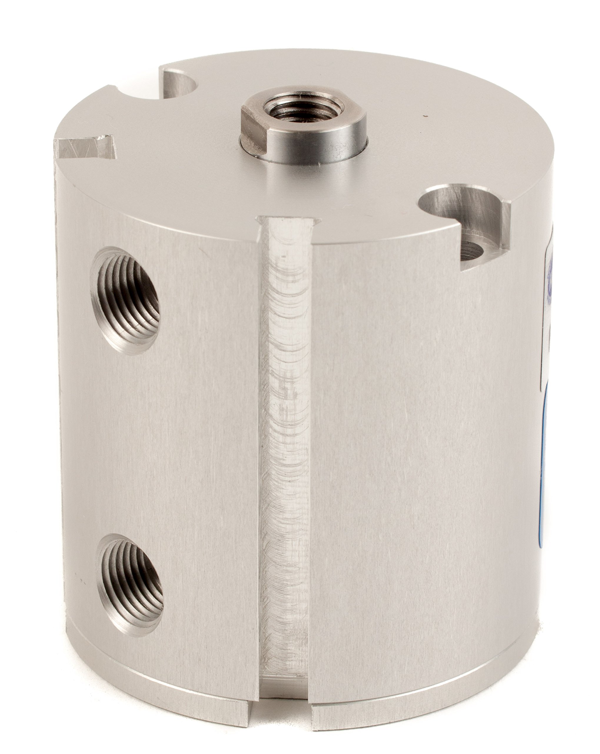 F-121-X-E Original Pancake Cylinder, Double Acting, 250 PSI Maximum Pressure, Switch Ready with Magnet, 1-1/8" Bore Diameter x 1-1/4" Stroke